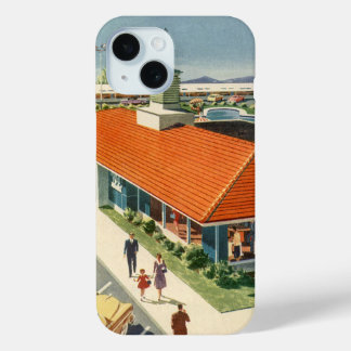 Vintage Business, 50s Family Restaurant Diner iPhone 15 Case
