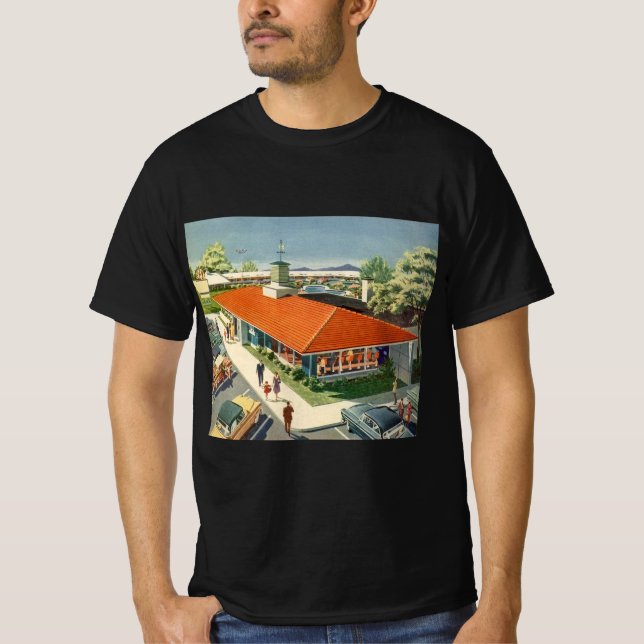 Vintage Business, 50s Family Restaurant Diner T-Shirt (Front)