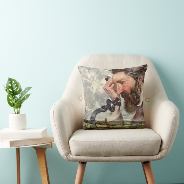 Vintage Business, Alexander Graham Bell Telephone Cushion (Chair)