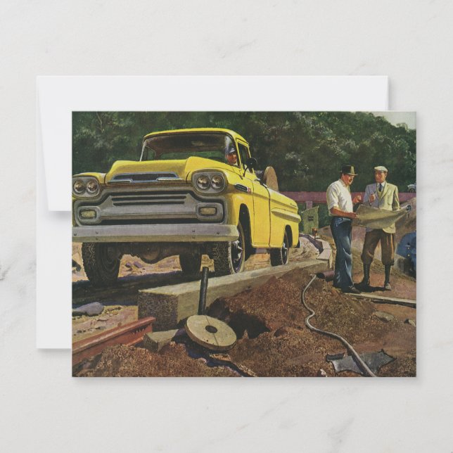 Vintage Business Architect Construction Contractor (Front)