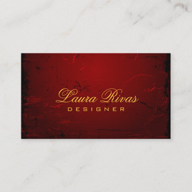 Vintage Business Card (Front)