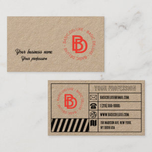 Vintage Business Card