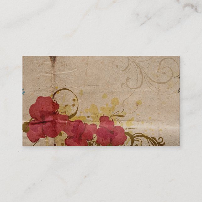 Vintage Business Card (Front)