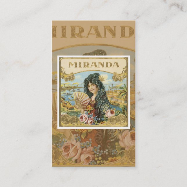 Vintage Business Card (Front)