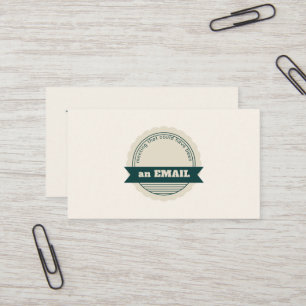 Vintage Business Card   meeting 
