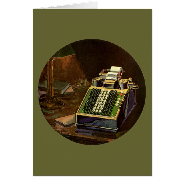 Vintage Business Comptometer Accounting Calculator (Front)