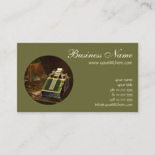 Vintage Business Comptometer Accounting Calculator Card