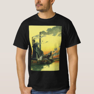 Vintage Business Factory, Manufacturing on a Dock T-Shirt