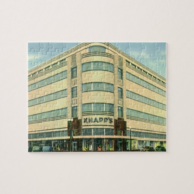 Vintage Business, Knapp's Department Store Jigsaw Puzzle (Horizontal)