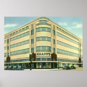 Vintage Business, Knapp's Department Store Poster