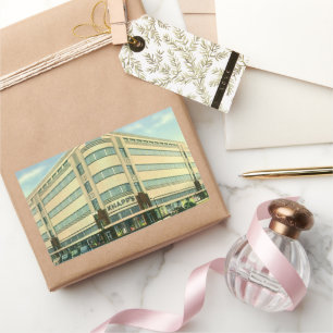 Vintage Business, Knapp's Department Store Rectangular Sticker