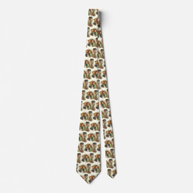 Vintage Business Office, CEO Boss and Secretary Tie (Front)