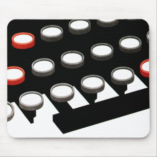 Vintage Business Old Fashioned Typewriter Keyboard Mouse Pad