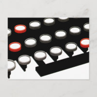 Vintage Business Old Fashioned Typewriter Keyboard