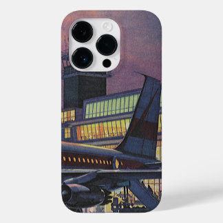 Vintage Business Passengers on Aeroplane at Airpor Case-Mate iPhone 14 Pro Case