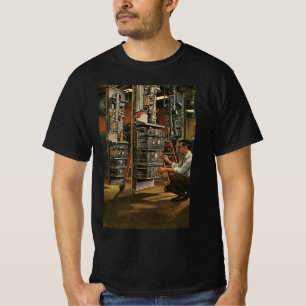 Vintage Business Radio Technician Fixing Equipment T-Shirt