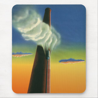 Vintage Business, Steam Whistle Factory Sunrise Mouse Pad