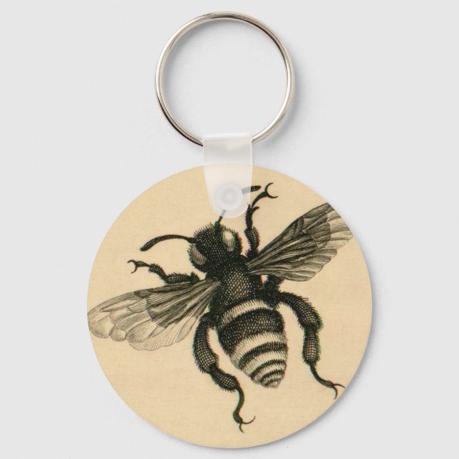 Vintage busy bee key ring (Front)
