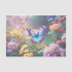 Vintage Buttefly Decoupage  Tissue Paper