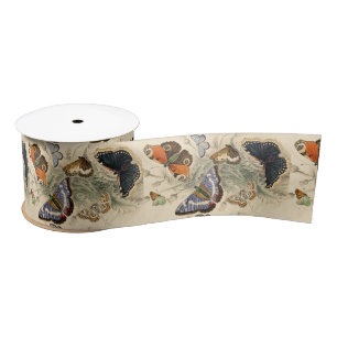 Vintage Butterflies by Oliver Goldsmith Satin Ribbon