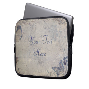 Vintage Butterflies Laptop Sleeve