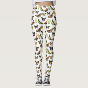 Vintage Butterflies Leggings