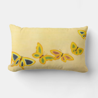 Vintage Butterflies Lumbar Cushion