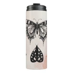 Vintage Butterflies & Moths Thermal Tumbler