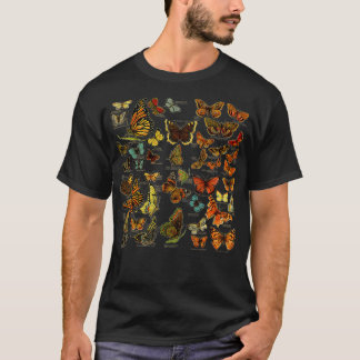 Vintage Butterflies print Butterfly Collection ent T-Shirt