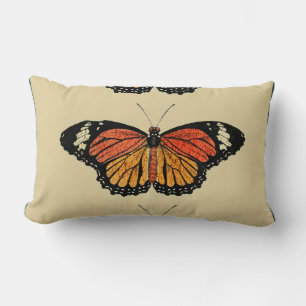 Vintage Butterflies Spring Beautiful Nature Cute Lumbar Cushion
