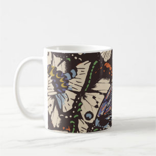 Vintage butterflies surface pattern. Colourful,  t Coffee Mug