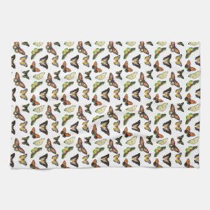 Vintage Butterflies Tea Towel