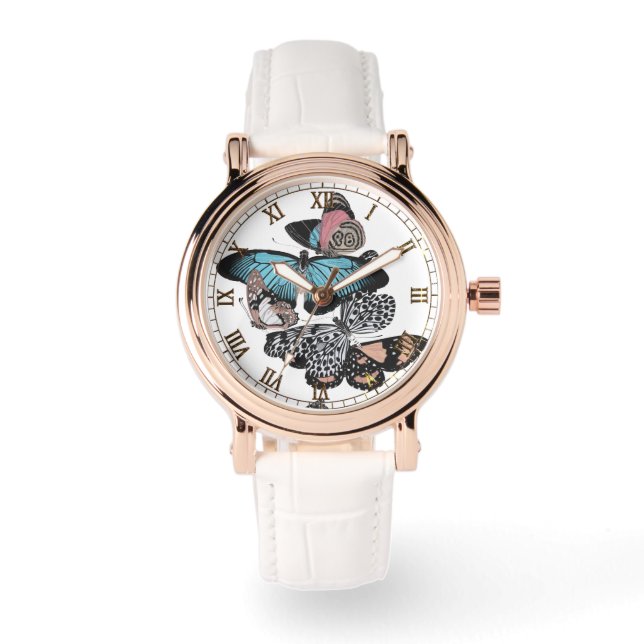 Vintage Butterflies Watch (Front)
