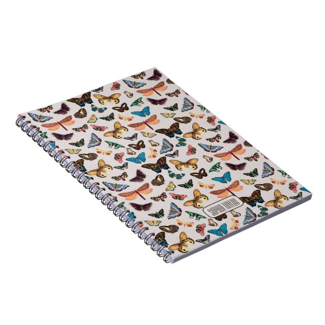 Vintage butterfly Aesthetic Notebook (Right Side)