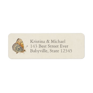 Vintage Butterfly Baby Shower 