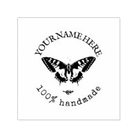 Vintage Butterfly Business Logo Distressed