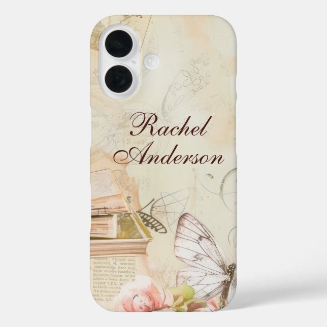 Vintage Butterfly  Case-Mate iPhone Case (Back)