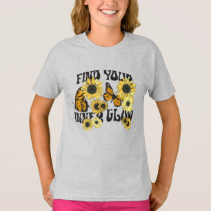 Vintage Butterfly   Find Your Inner Glow T-Shirt