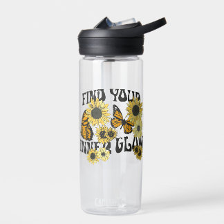 Vintage Butterfly | Find Your Inner Glow Water Bottle