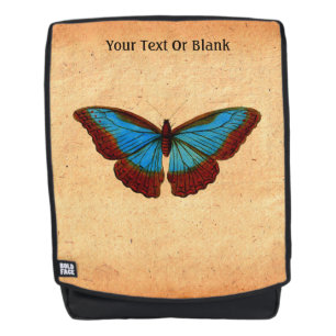 Vintage Butterfly Illustration Backpack