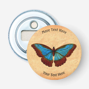 Vintage Butterfly Illustration Bottle Opener