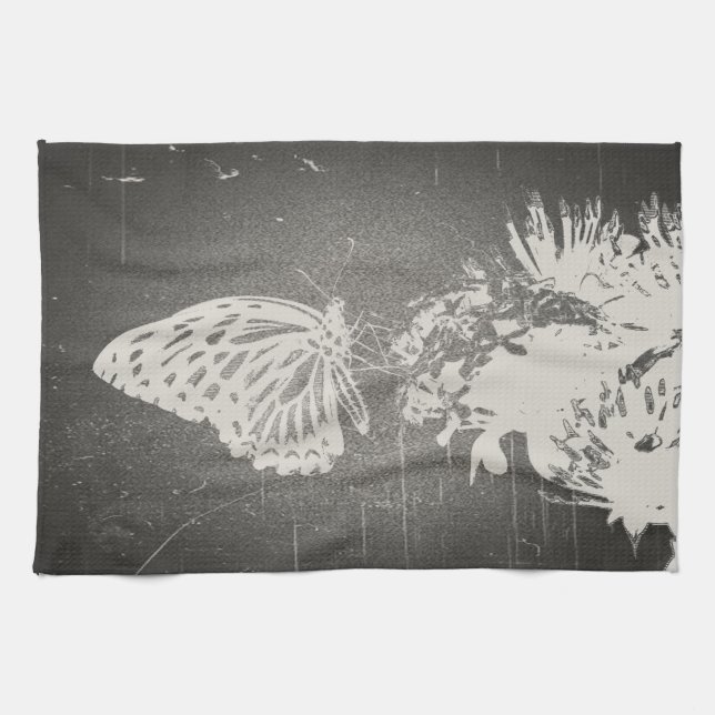 Vintage Butterfly - Kitchen Towel (Horizontal)