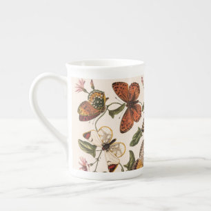 Vintage Butterfly & Moth Giant Coffee Mug