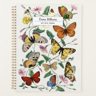 Vintage Butterfly & Moth Painting Planner