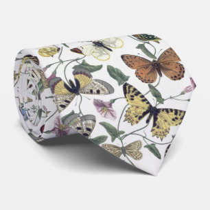 Vintage Butterfly & Moth Tie