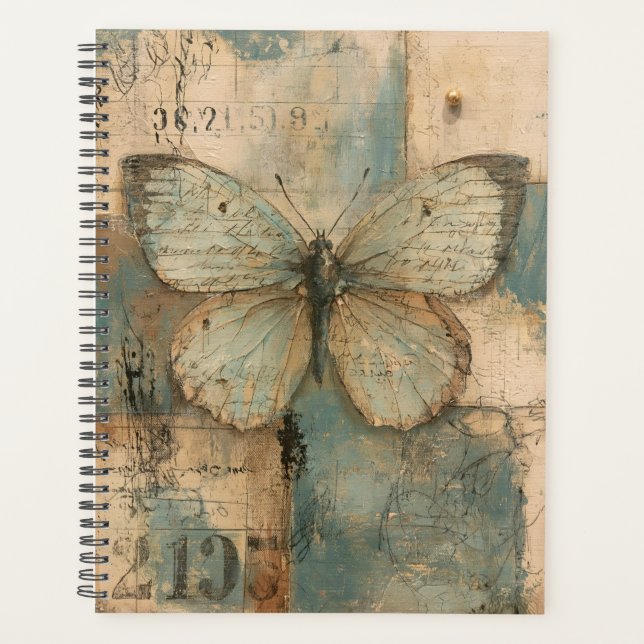 Vintage Butterfly Planner (Front)
