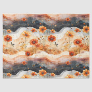 Vintage Butterfly Wildflower (10) Tissue Paper