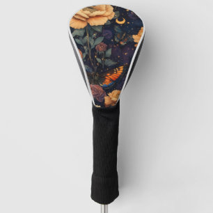 Vintage Butterfly Wildflower (2) Golf Head Cover