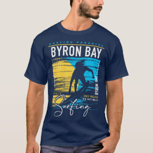 Vintage Byron Bay Surfing Graphic Retro Surfing Su T-Shirt