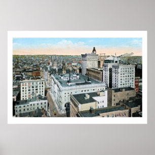 Vintage ca 1920 The Heart of Baltimore Poster
